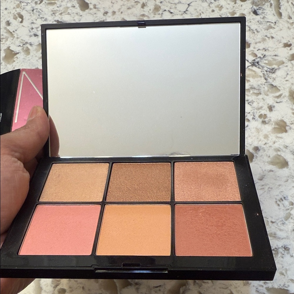 NARS overlust Blush Palette with Pink, Brown, and Tan Shades